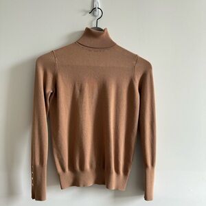 Zara Camel Turtleneck Sweater